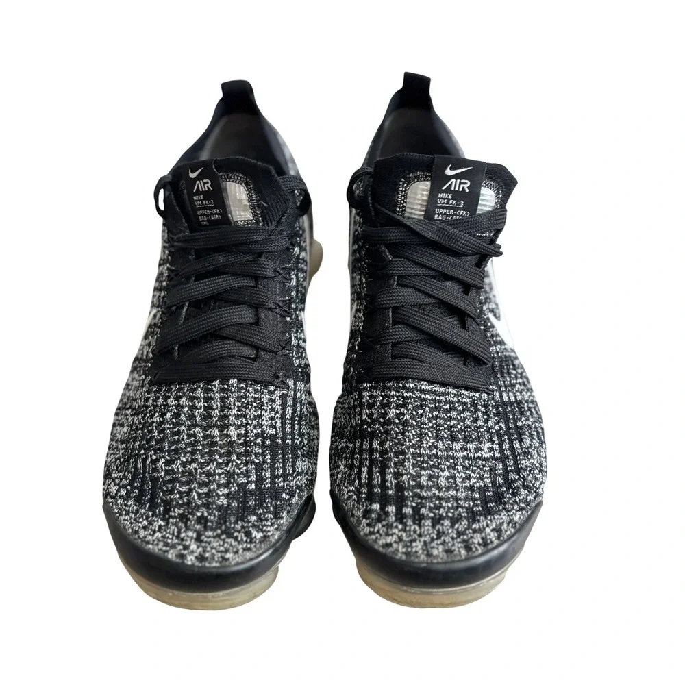 Nike Air VaporMax Flyknit 3 Oreo Black White AJ6910-001 Womens Running Shoes 6.5